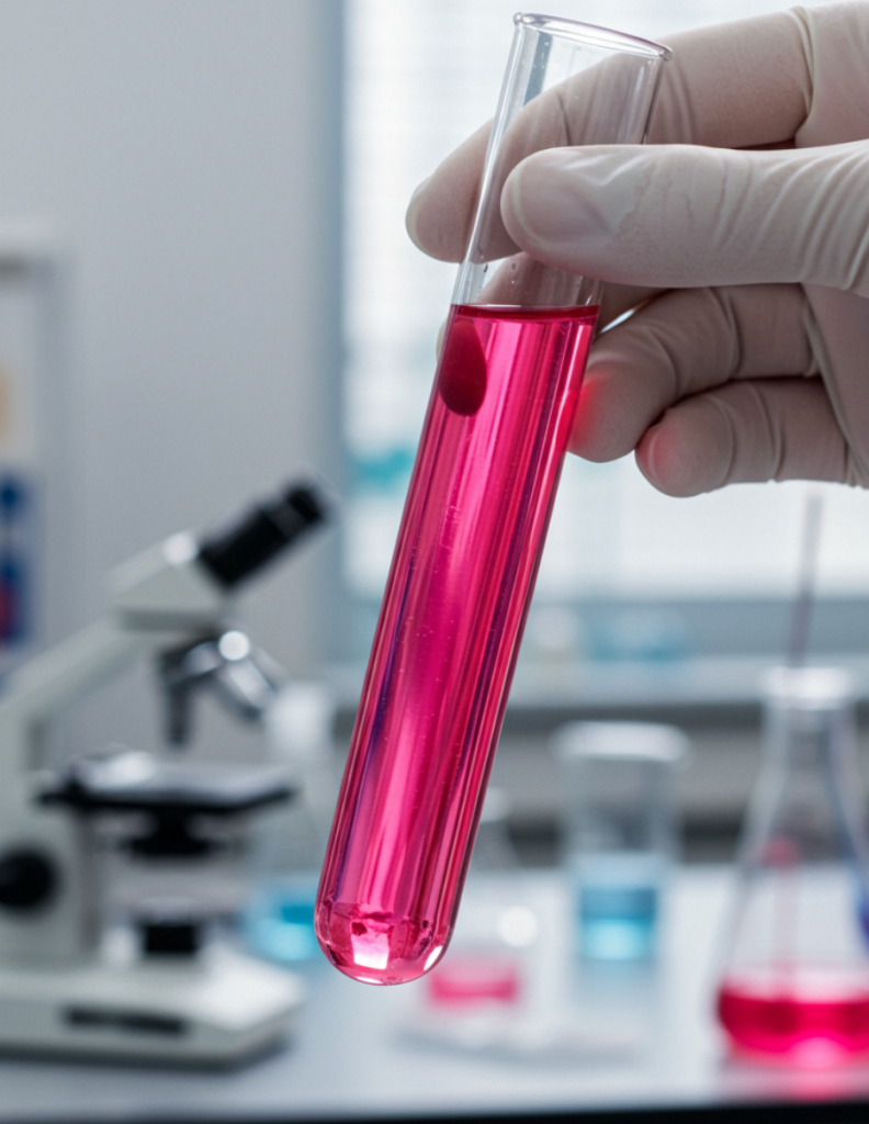Glysofor N Ethylenglykol Frostschutzmittel - Reagenzglas im Labor