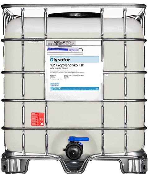 Propylenglykol HP in IBC-Container – hochreines Propylenglykol für industrielle Anwendungen