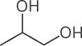 Glykol Strukturformel Propylenglykol high purity