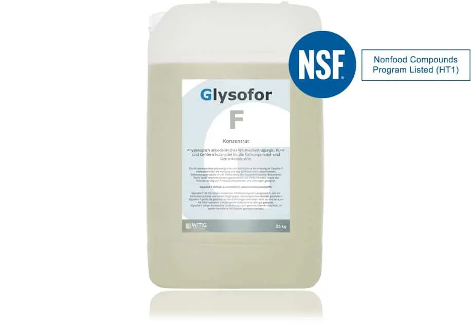 Glysofor F Produkt Glysofor F - Propylenglykol NSF registriert