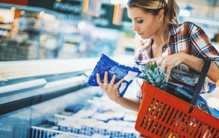 Supermarktkälte Konsument